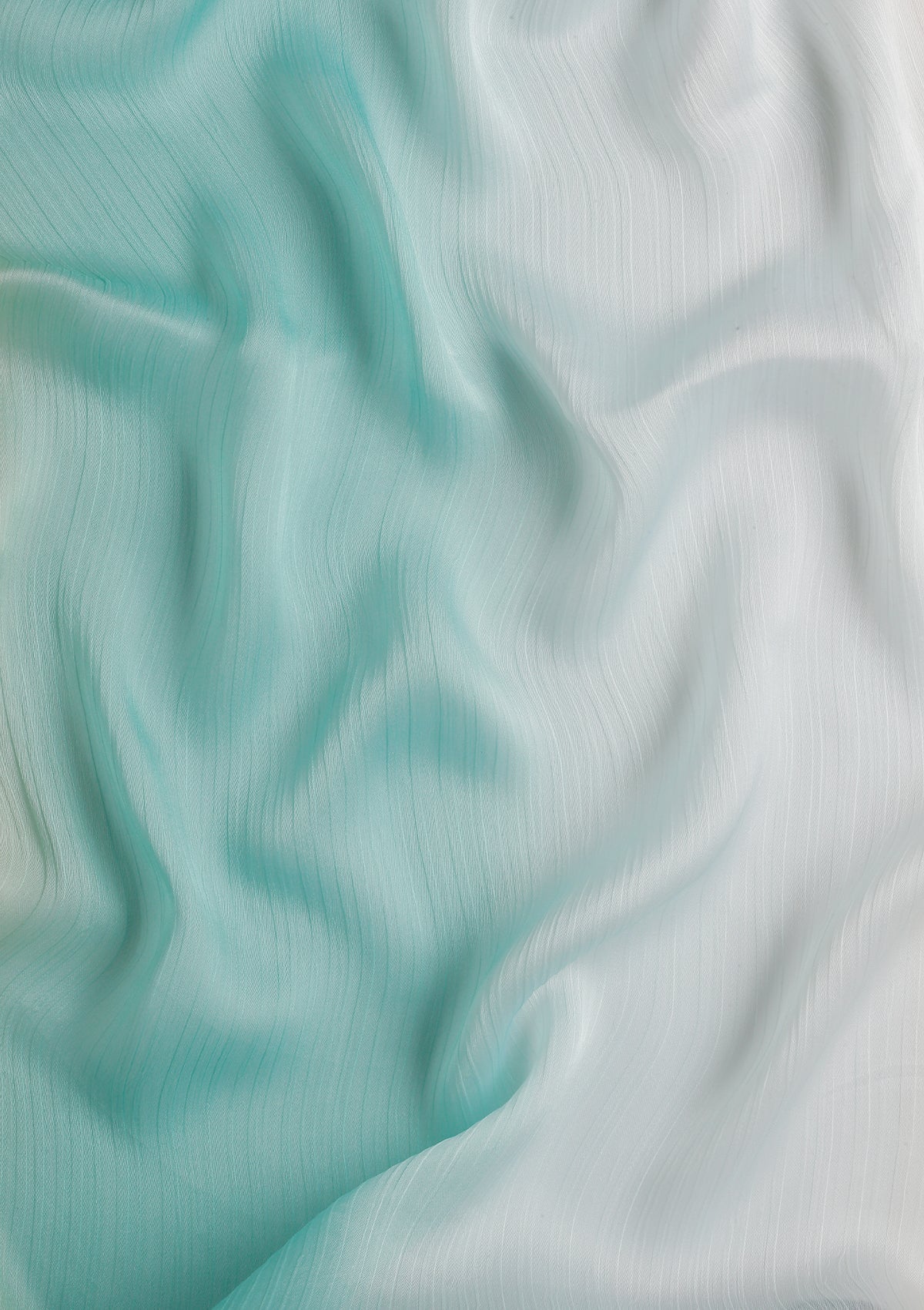 Multicolor Dyed Chiffon Saree