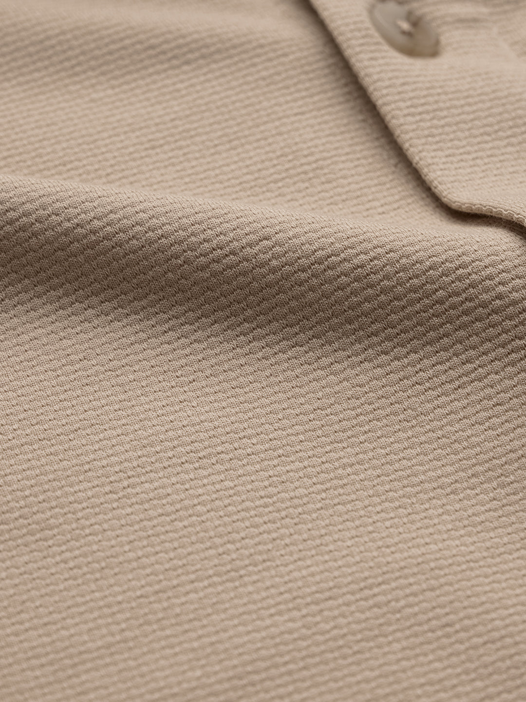 Textured Shirt: Mudbrown