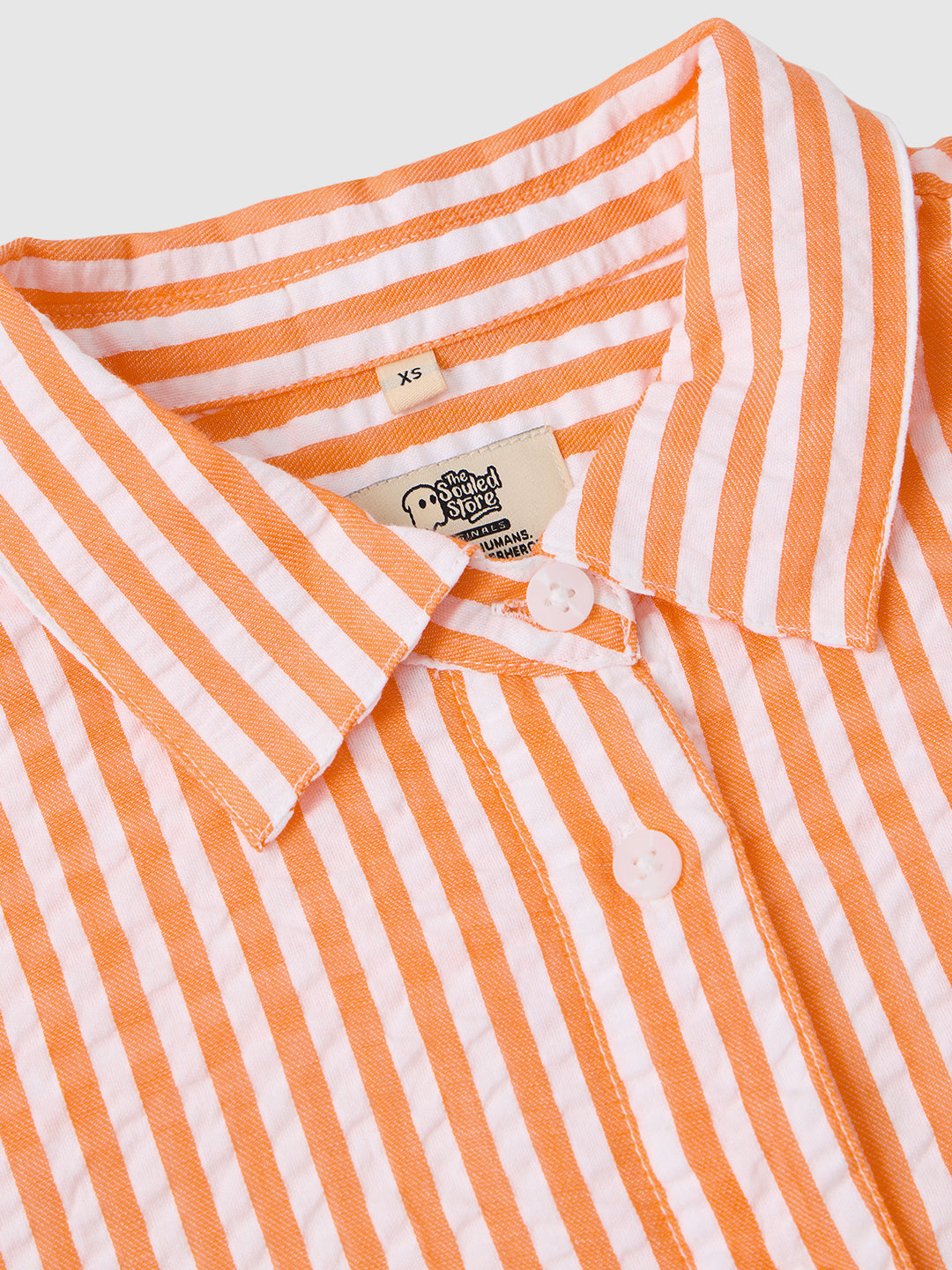 Textured Stripes: Tangerine