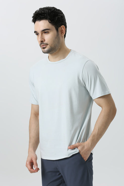 Essential Stretch T-Shirt (Blue & Sky Blue)