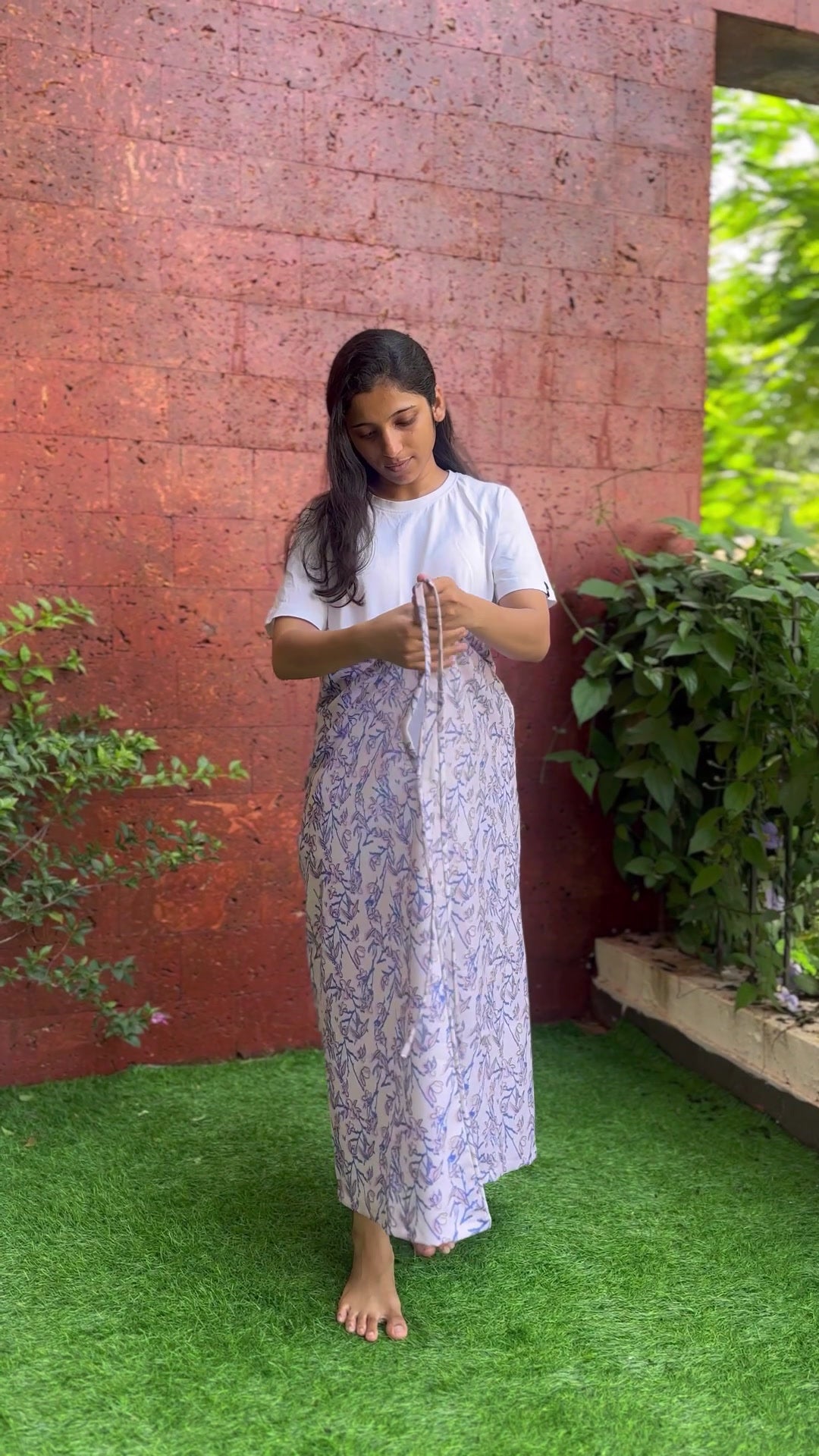 Ikkat Draped Co-ord Set