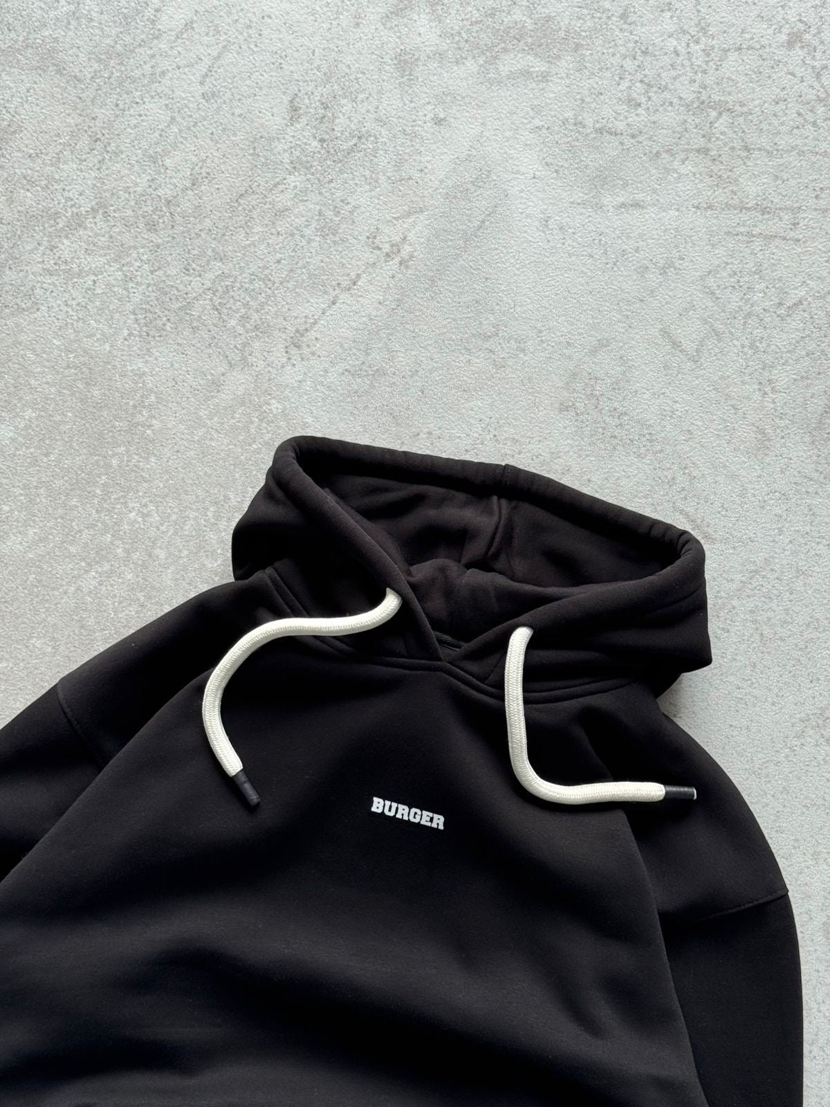 Black Heavyweight Baggy Hoodie