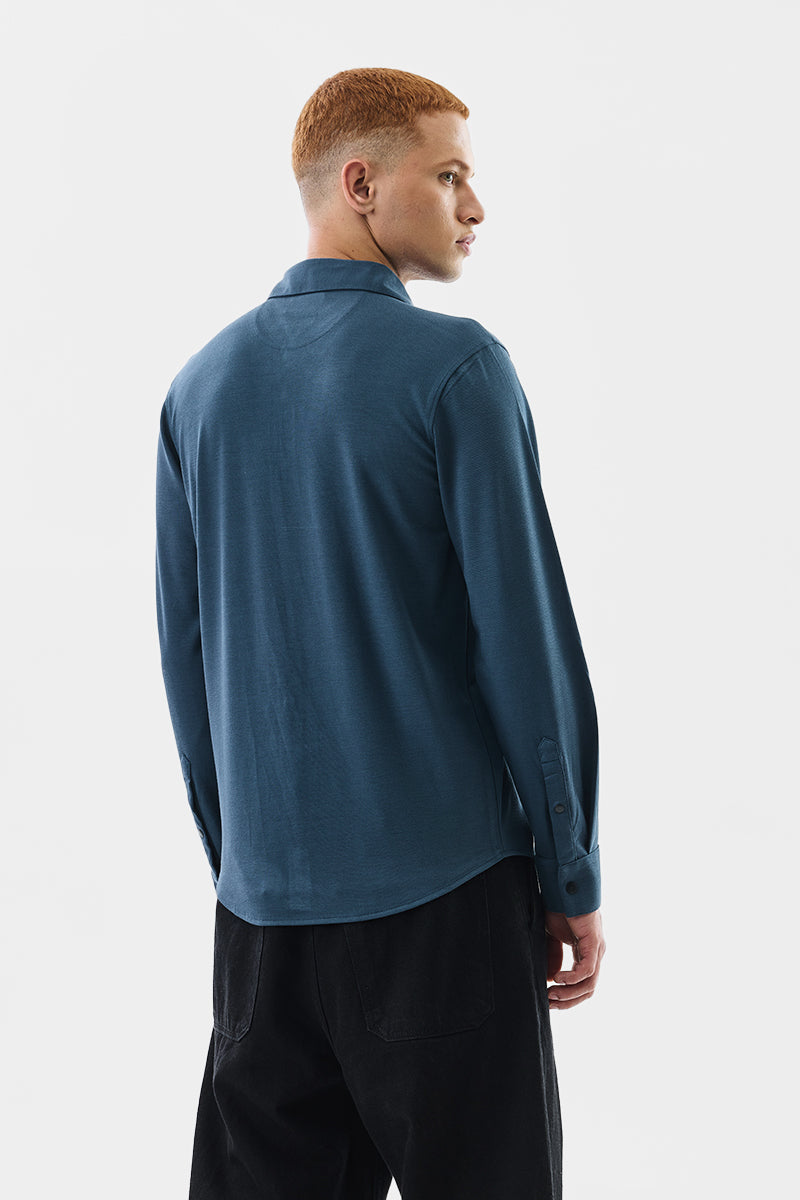 Madrigo Dark Teal Blue Shirt