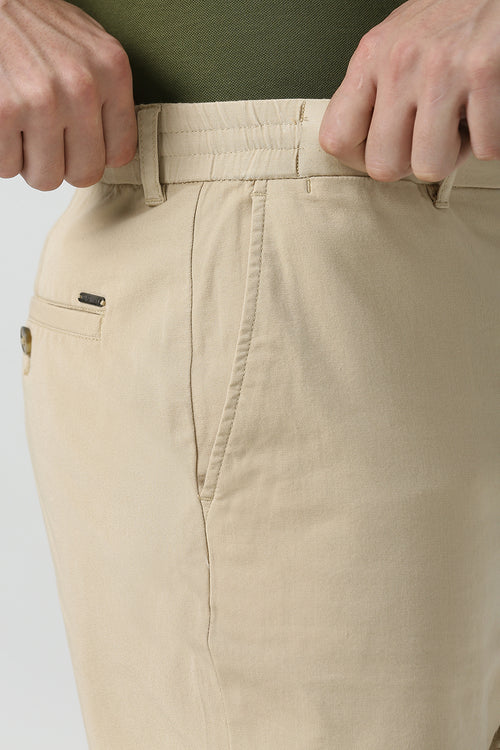 Cotton Warm Sand Marina Shorts