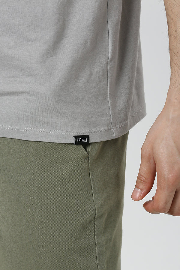 Essential Stretch T-Shirt (Black, Grey)