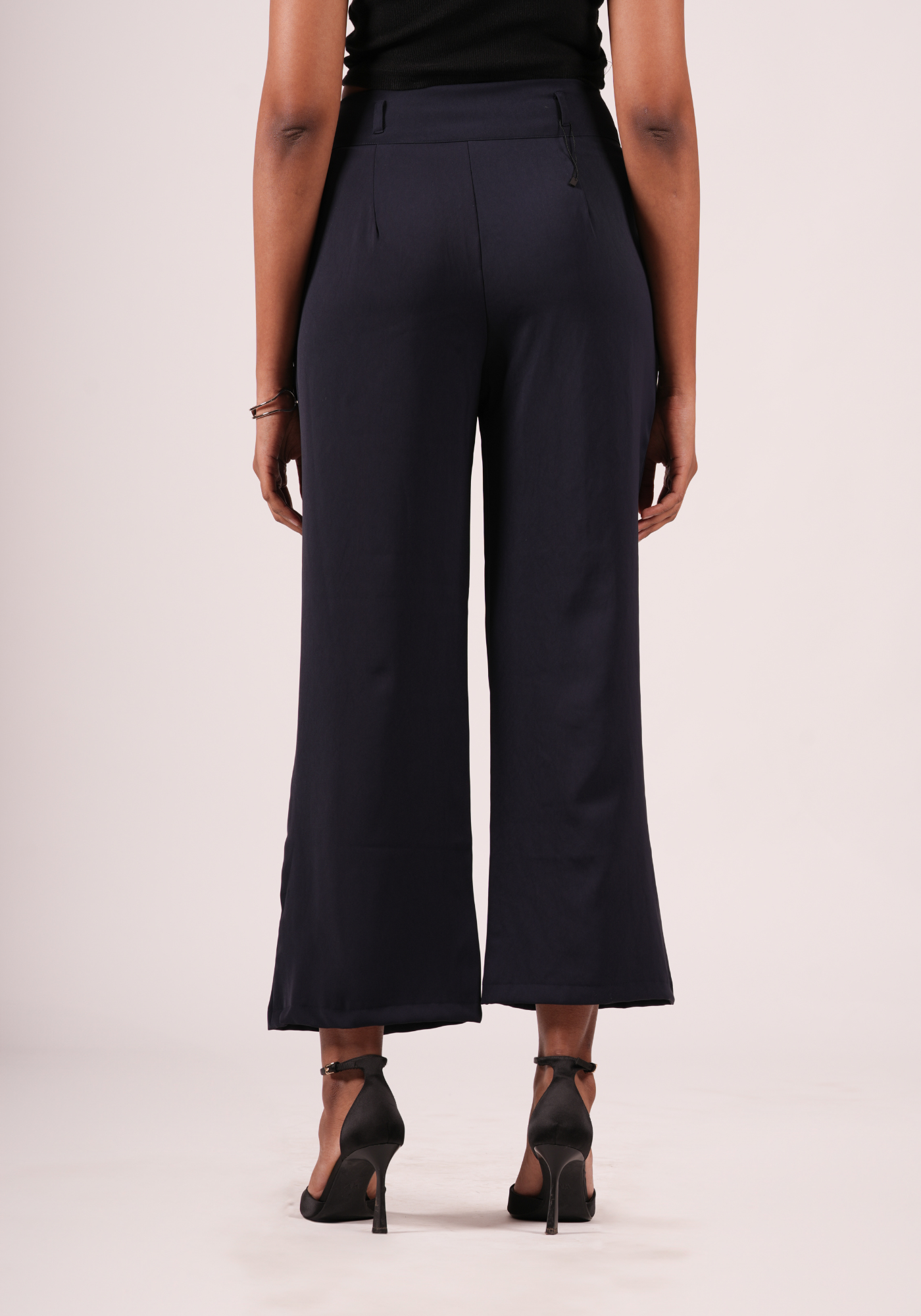 korean Baggy Pants in Navy Blue