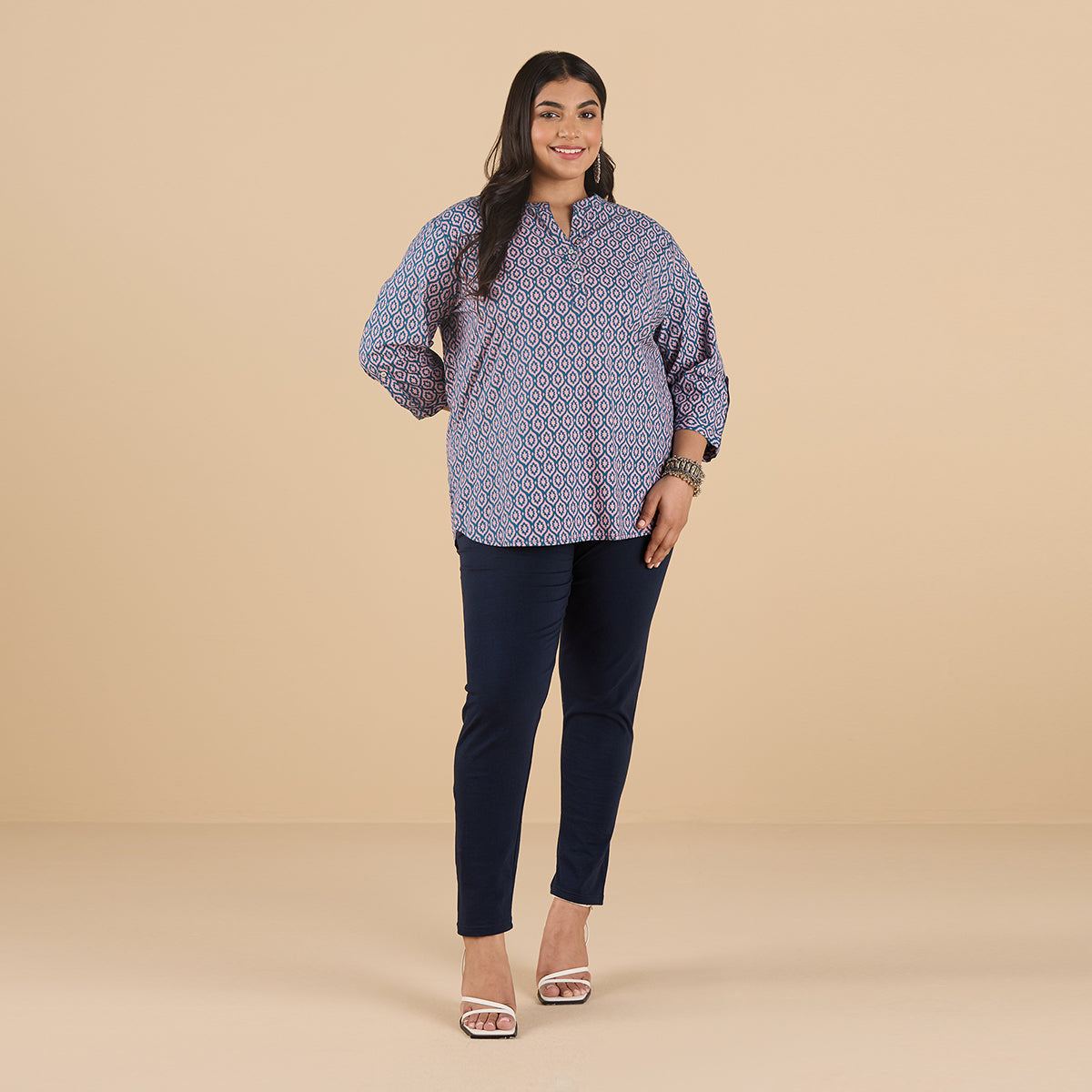PLUS SIZE PRINTED COTTON KURTI | XL - 6XL