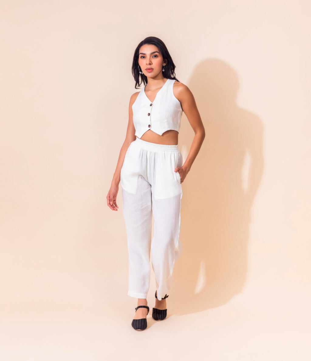 Timeless Blanc Linen Set