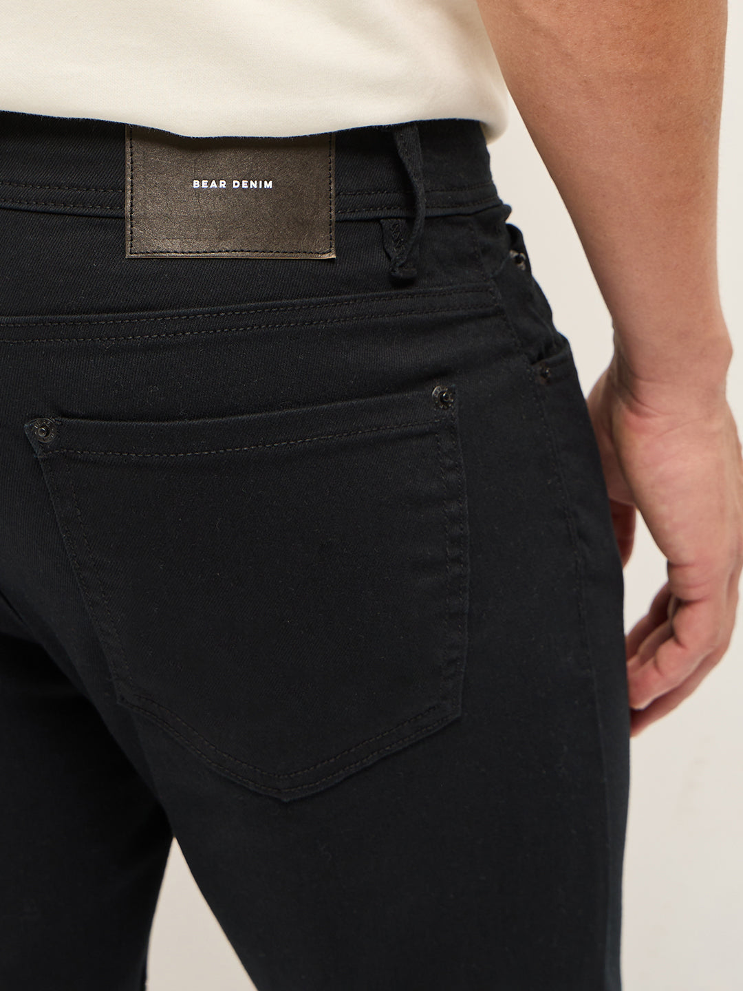 Black Mid-Rise Skinny Fit Jeans