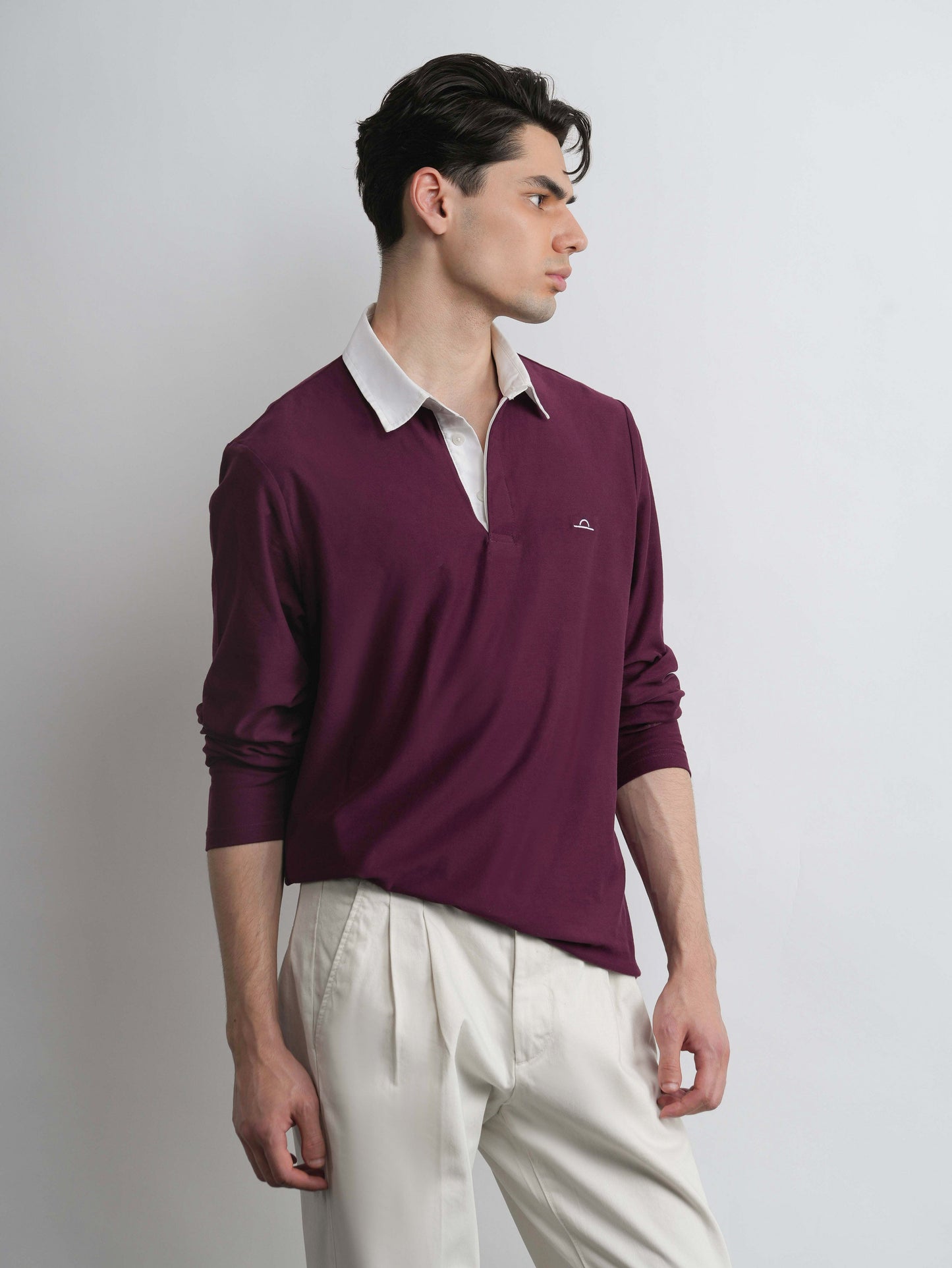 Rugby Polo - Merlot