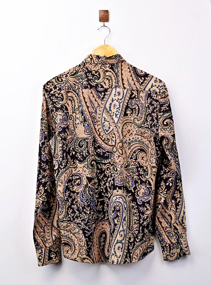 Black Mafia Style Full Sleeves Shirt