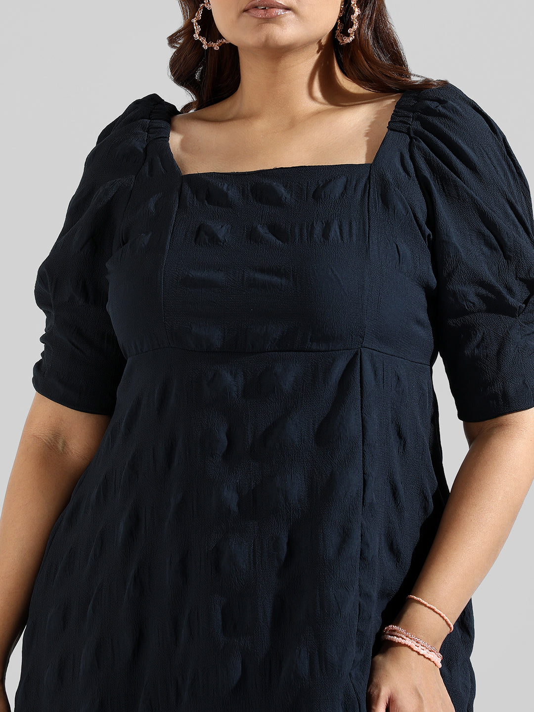 Solid Side Cut Design Stylish Casual Dresses