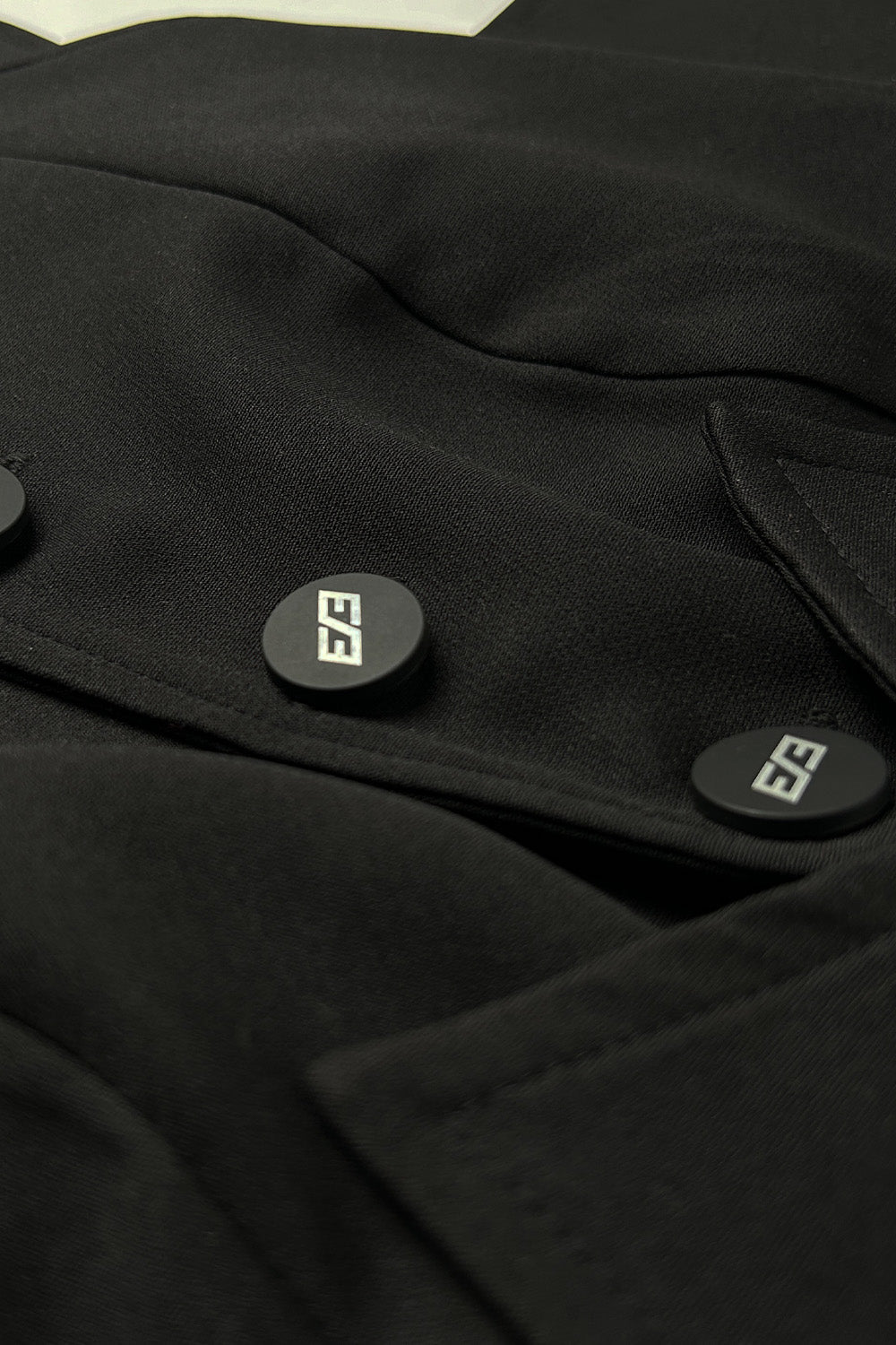 Black Workload Tie-up vest