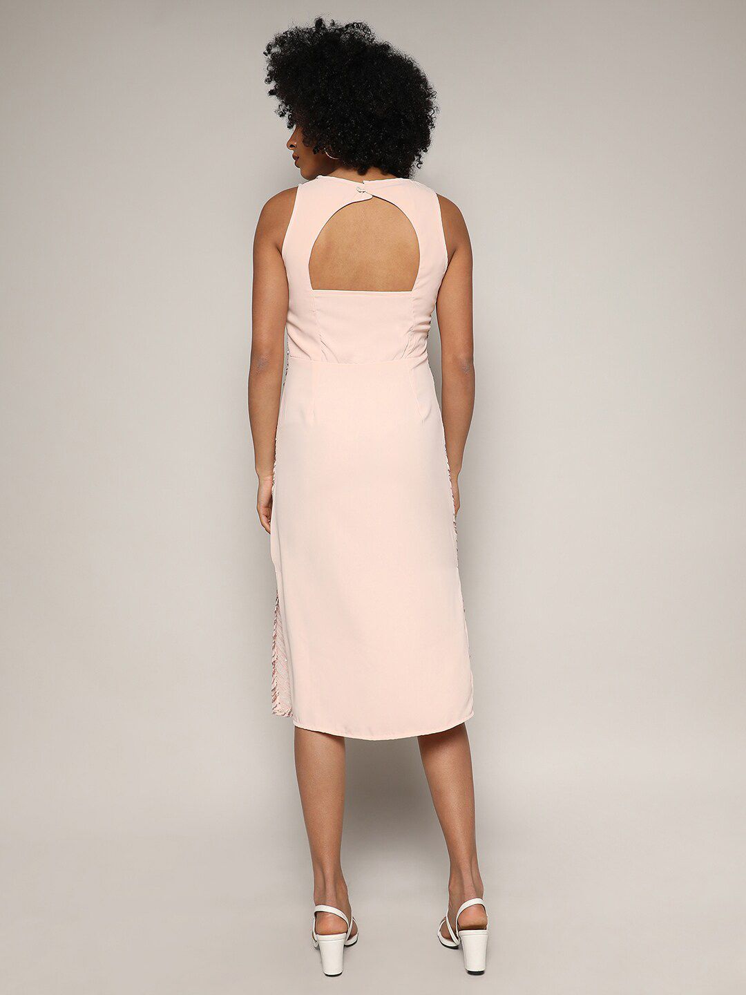 Sequin Fit & Flare Dress