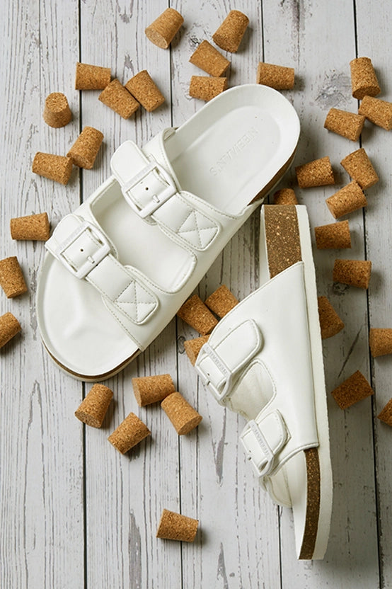 Neeman's Cork Sandals for Women | Stylish and Fashionable Slippers for Girls | Ankle Strap Open Toe Indoor Outdoor Sandals | Lightweight Comfortable Soft Flat Chappal | Everyday Comfort