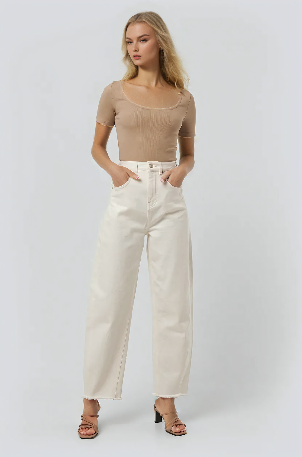 MWB Ribbed Short Sleeve Top