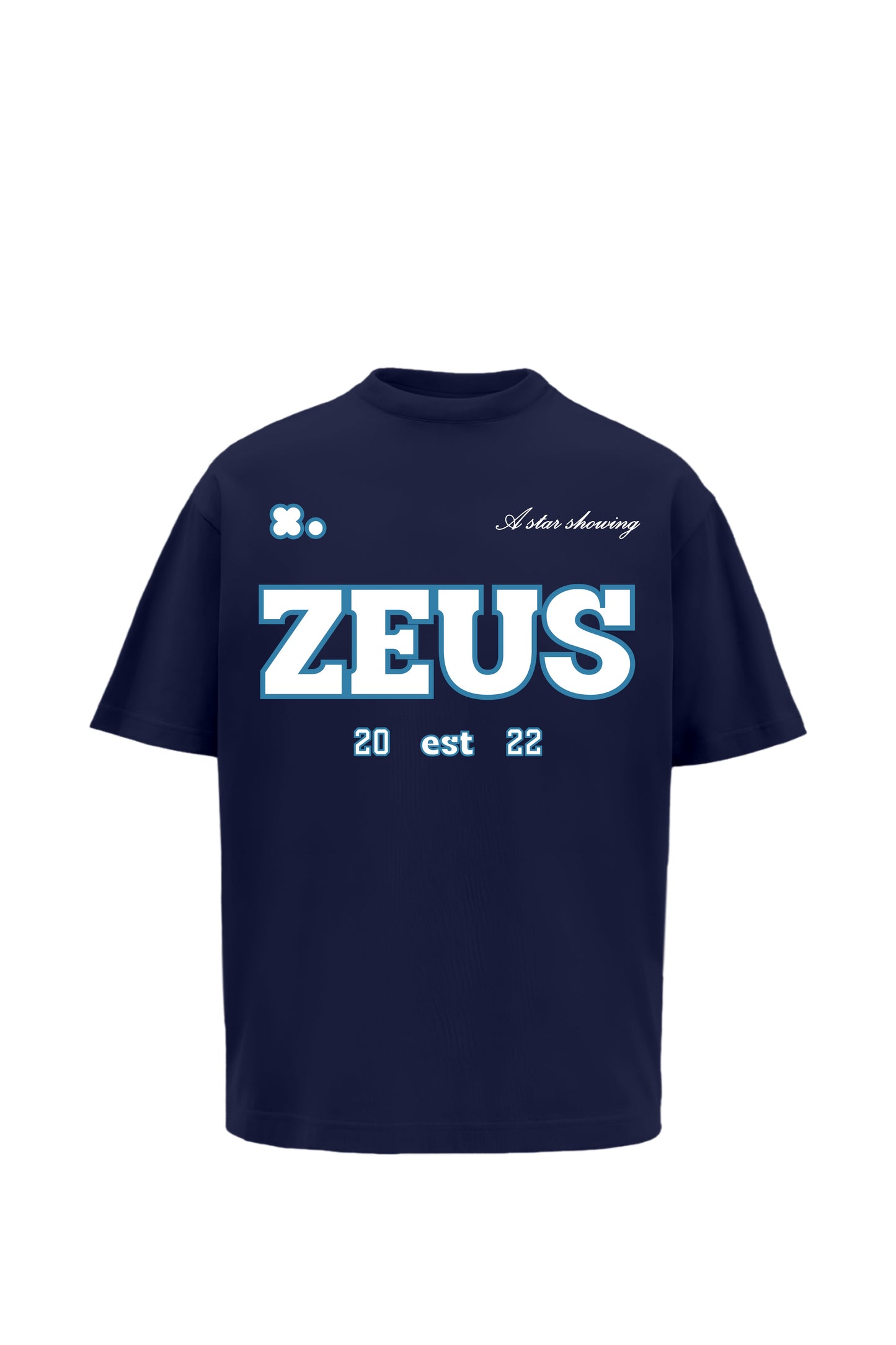 Zeus Navy blue oversized t-shirt