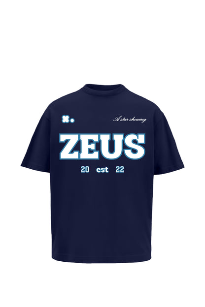 Zeus Navy blue oversized t-shirt