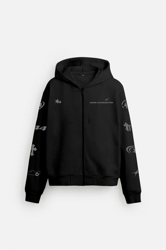 IMPERIAL OVERSIZED ZIPPER HOODIE
