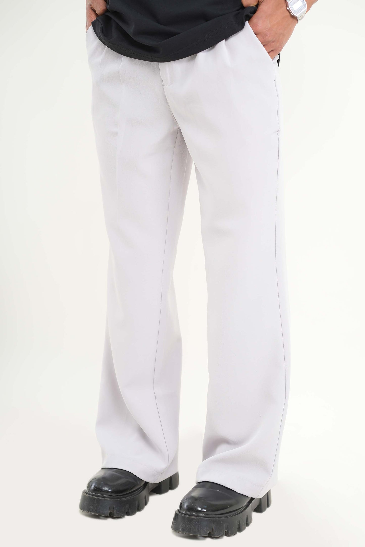 Cloud Grey Korean Pant