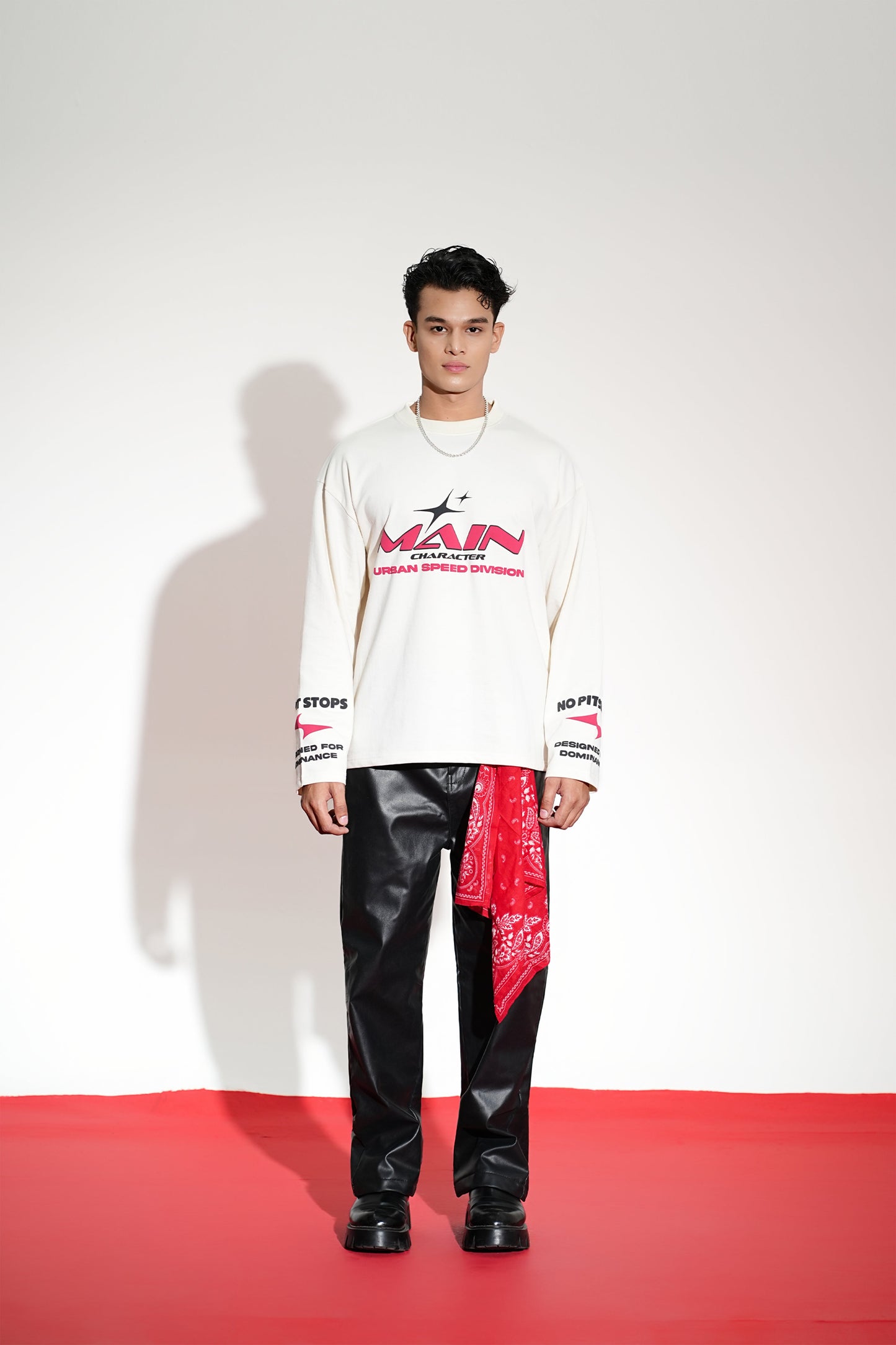 CROSSLINE SWEAT T-SHIRT