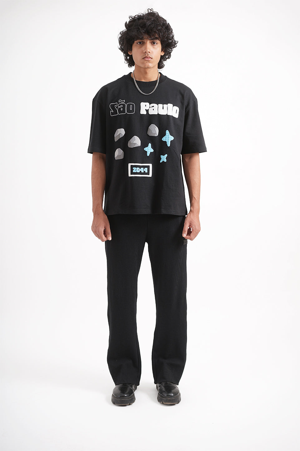 Black Waffle Lounge Pants