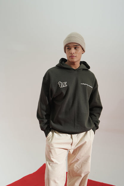 SHADOW LINE OVERSIZED HOODIE