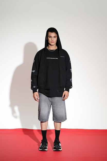 IMPERIAL OVERSIZED ZIPPER HOODIE