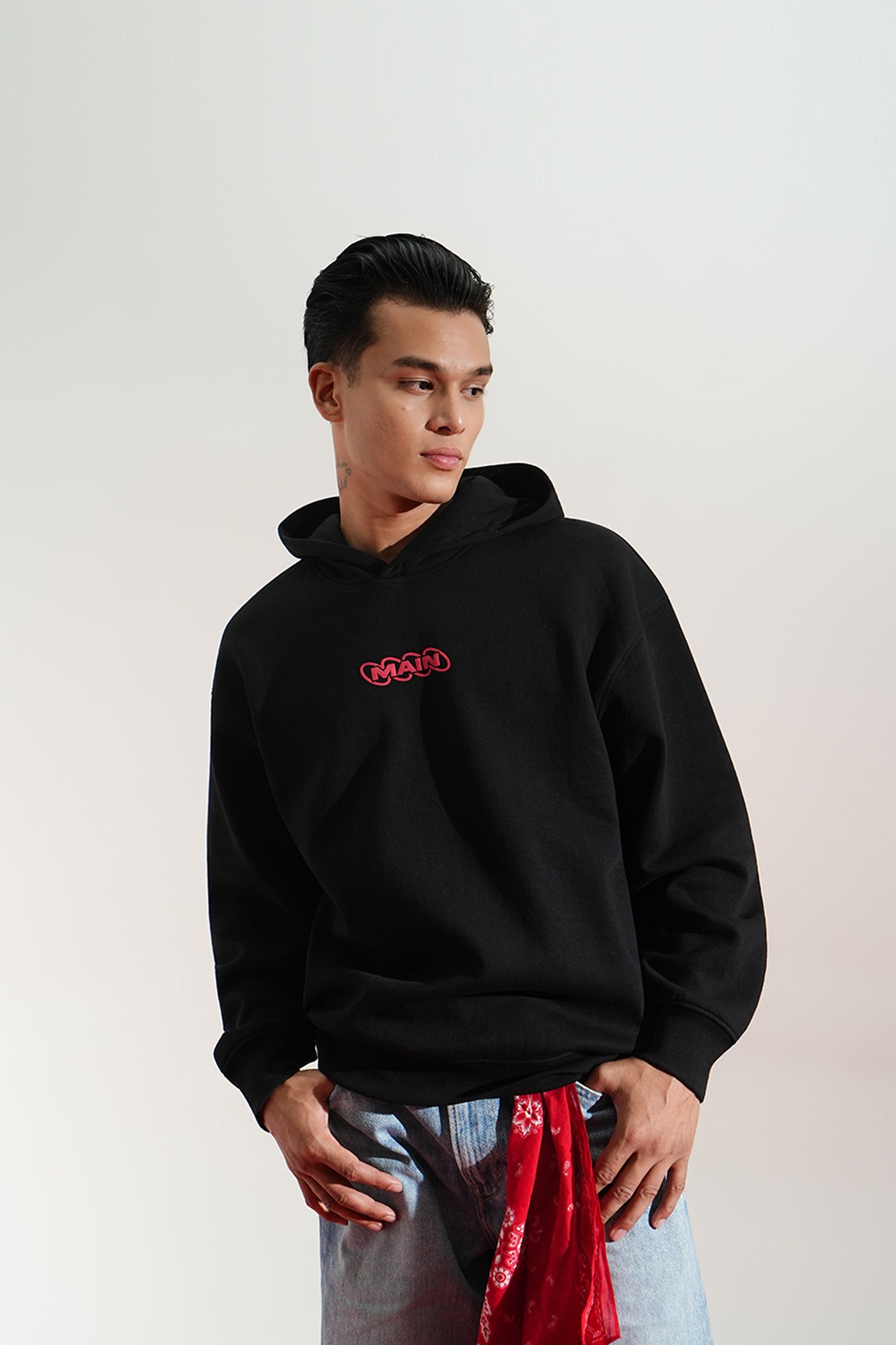 DIGITAL BLACKOUT OVERSIZED HOODIE