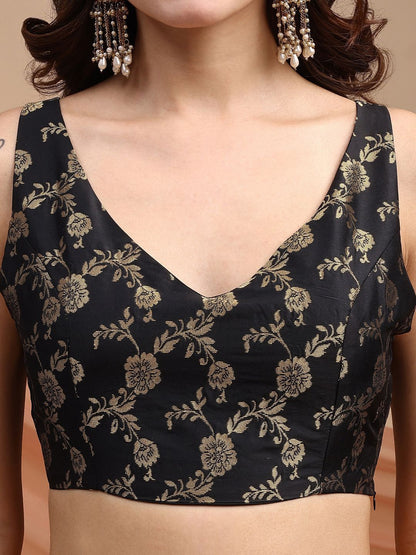 Woven Design Brocade Saree Blouse