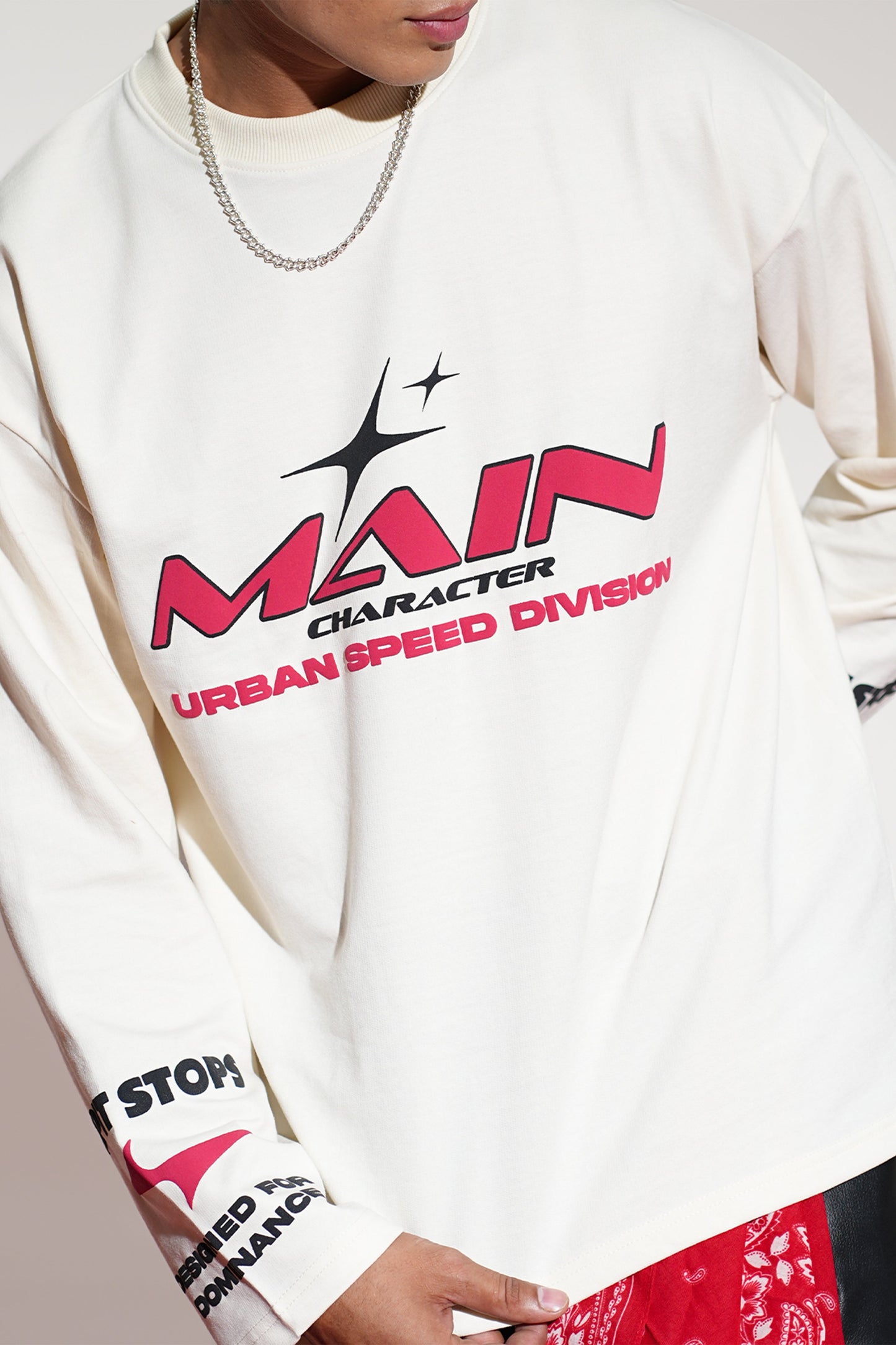 CROSSLINE SWEAT T-SHIRT