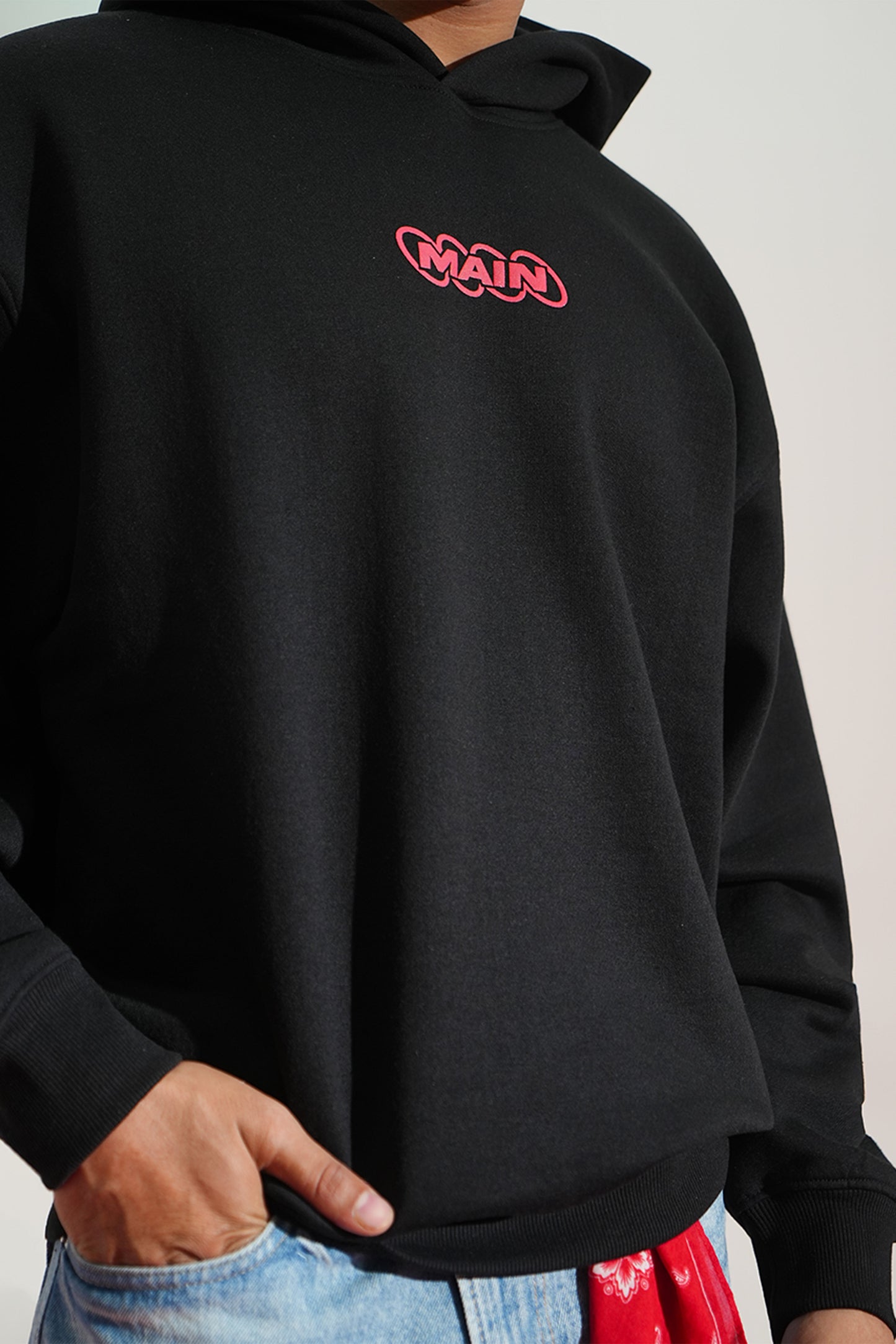 DIGITAL BLACKOUT OVERSIZED HOODIE