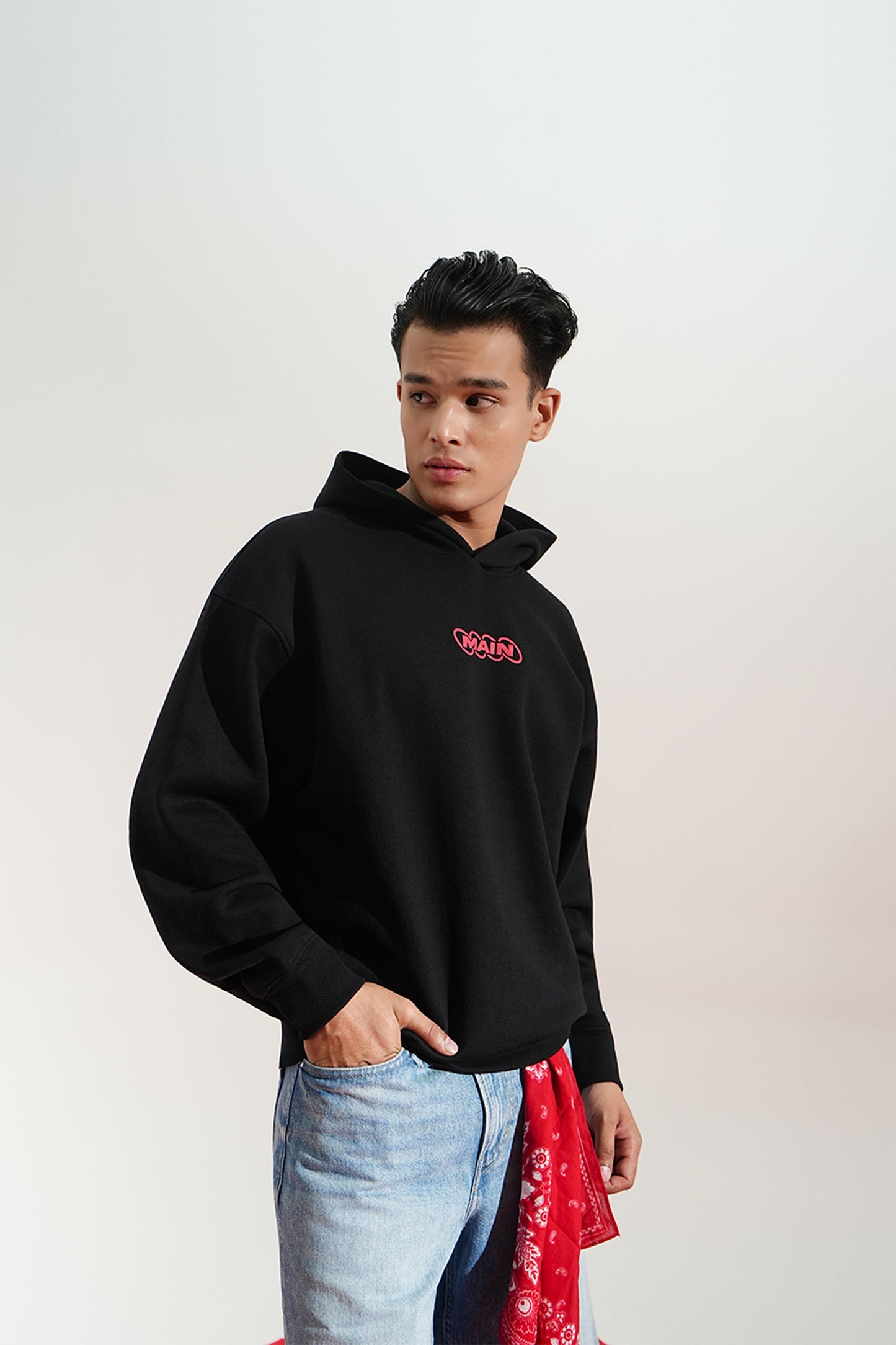 DIGITAL BLACKOUT OVERSIZED HOODIE