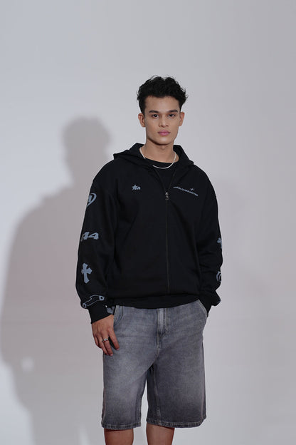 IMPERIAL OVERSIZED ZIPPER HOODIE