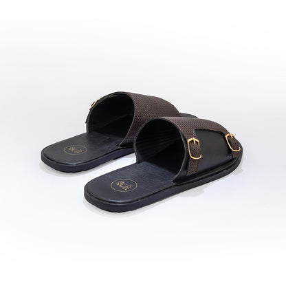 T-Rad Double Monk Strap Sandals - Black|Brown