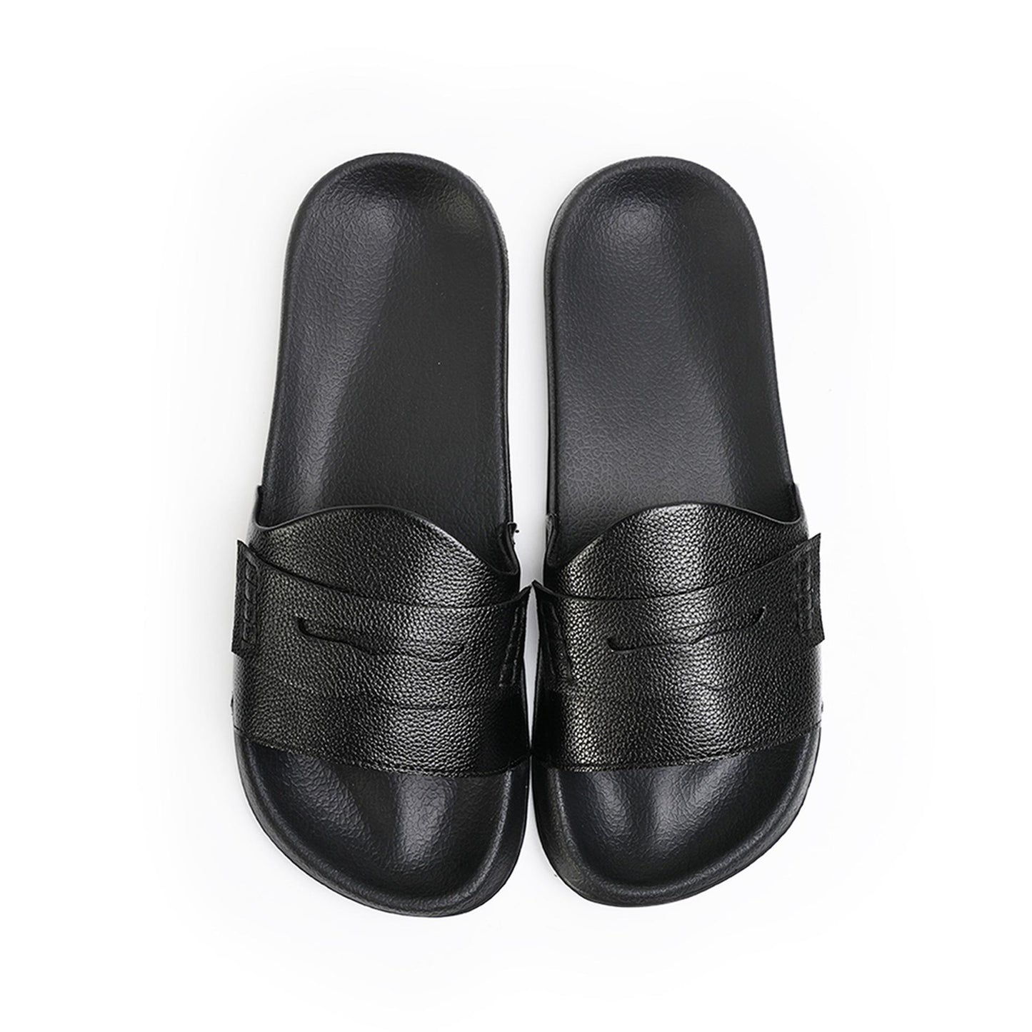 Monkstory Old Money Minimalist Sliders - Black