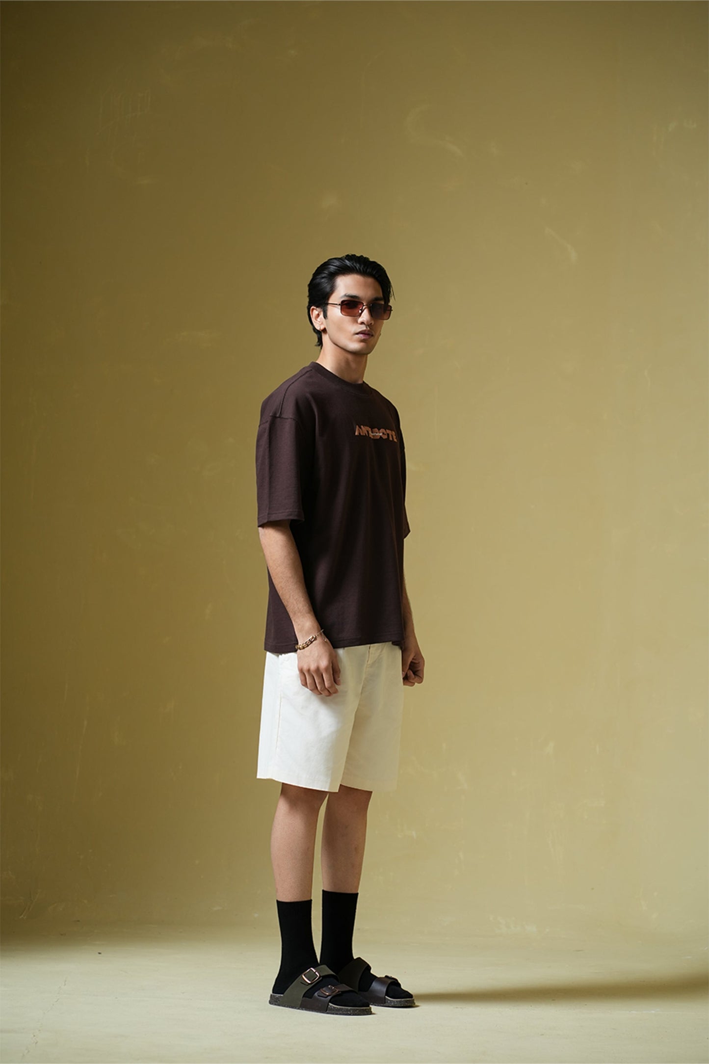 Antidote Brown Oversized T-Shirt