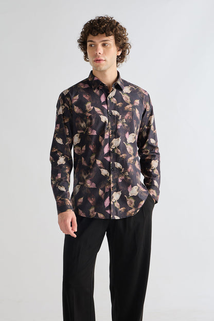 Urban Leaf Printed Shirt