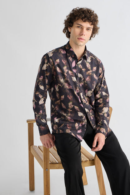 Urban Leaf Printed Shirt