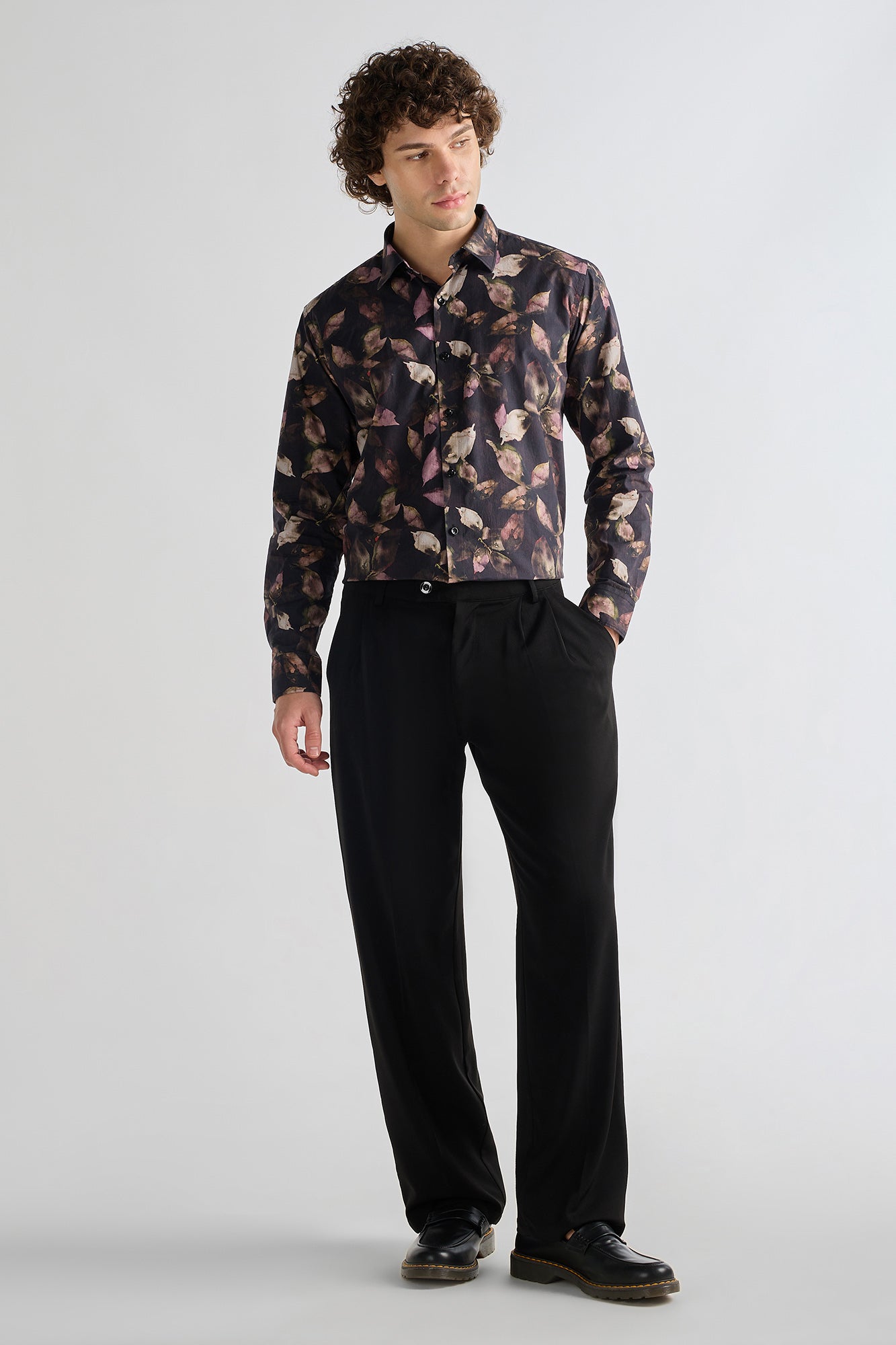 Urban Leaf Printed Shirt