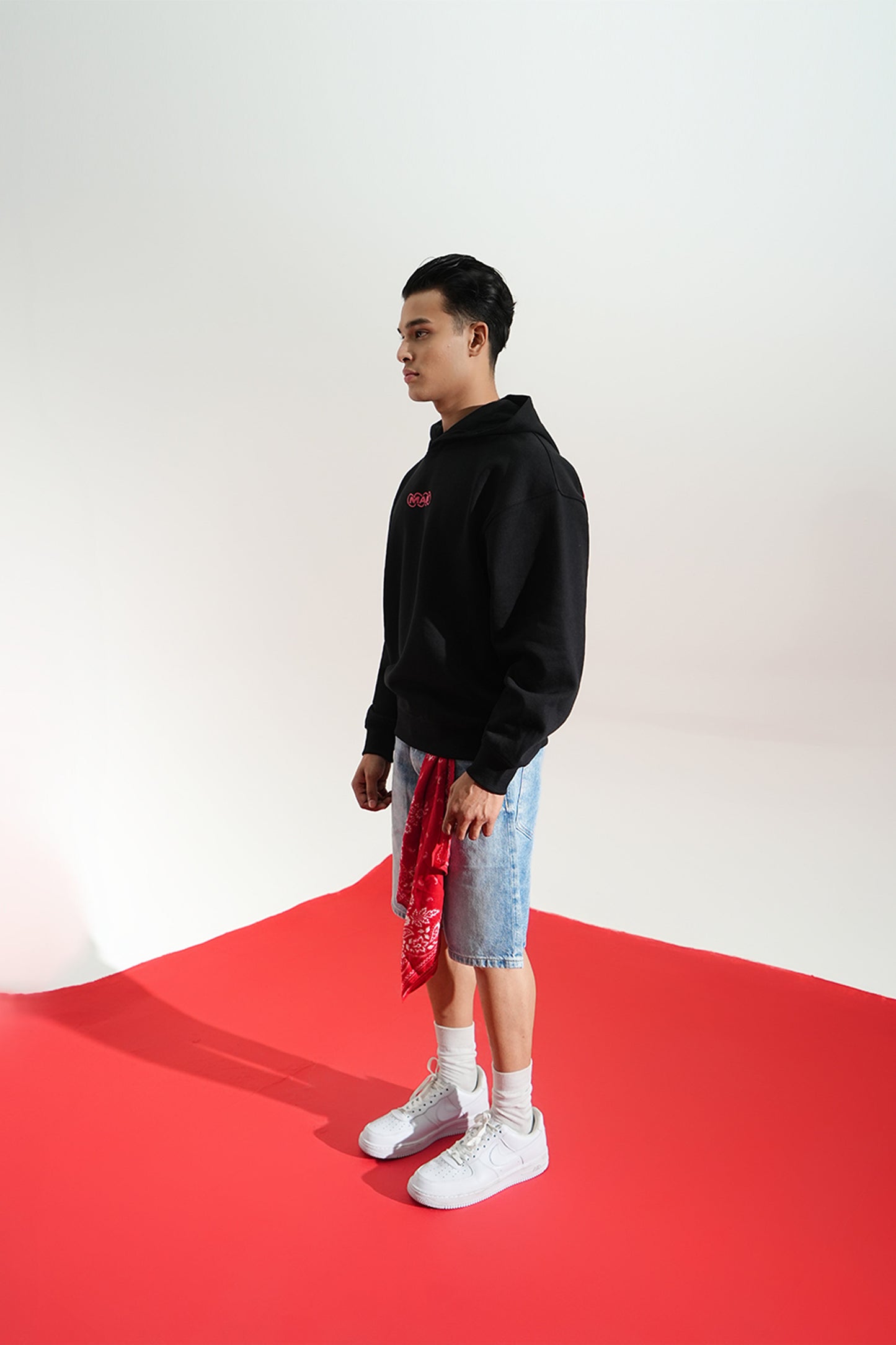 DIGITAL BLACKOUT OVERSIZED HOODIE