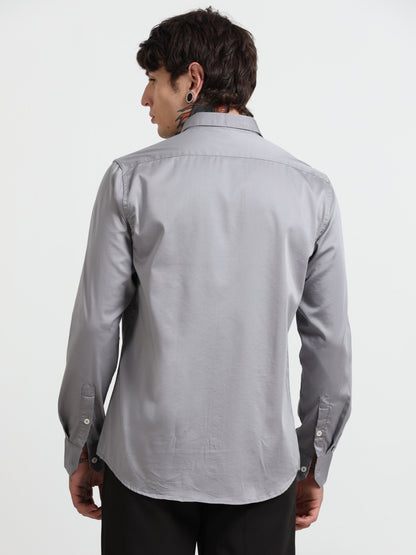 SATIN STRETCH SHIRT
