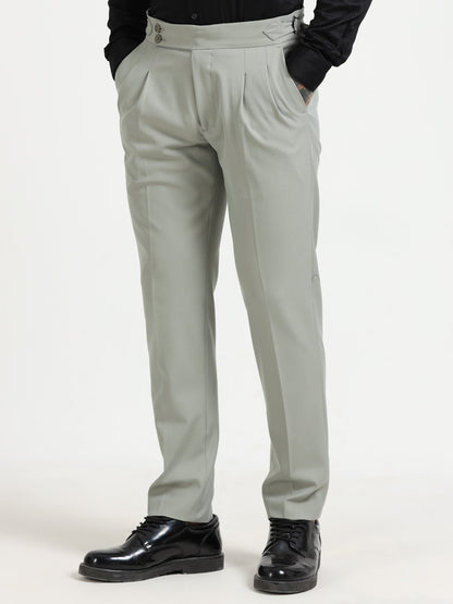 Sage Green Double Pleated - Gurkha Pants