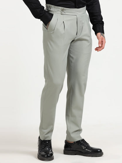 Sage Green Double Pleated - Gurkha Pants