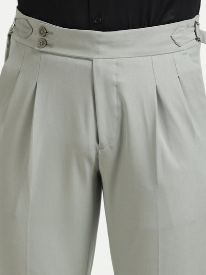 Sage Green Double Pleated - Gurkha Pants