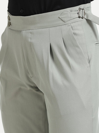Sage Green Double Pleated - Gurkha Pants