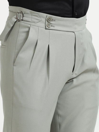 Sage Green Double Pleated - Gurkha Pants