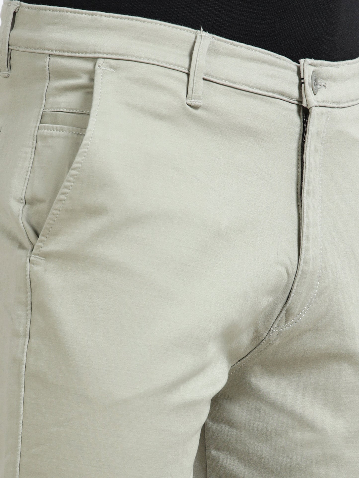 REGULAR FIT SOLID TROUSER