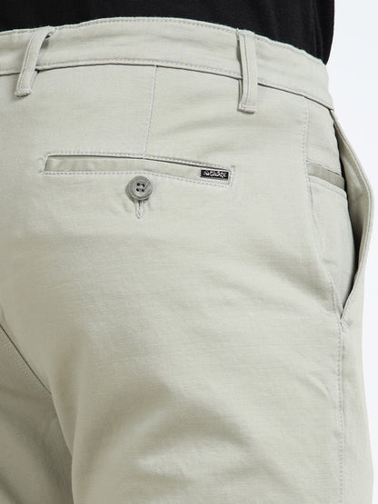 REGULAR FIT SOLID TROUSER