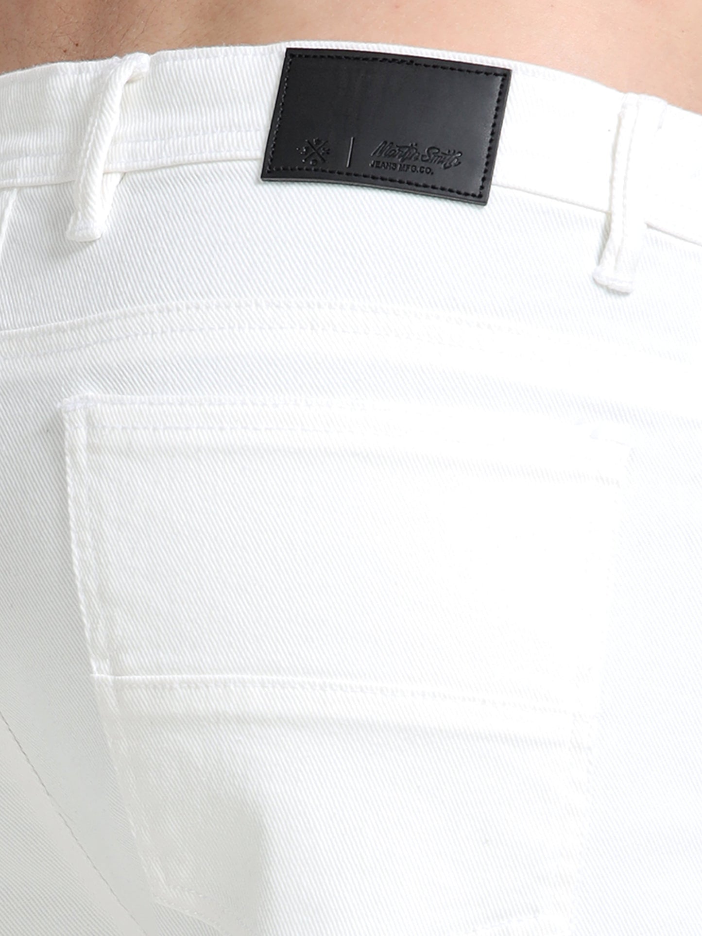 White Denim Cargo Pants